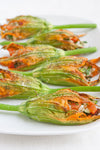 foto ricetta Fiori di zucca croccanti dal cuore di riso integrale 