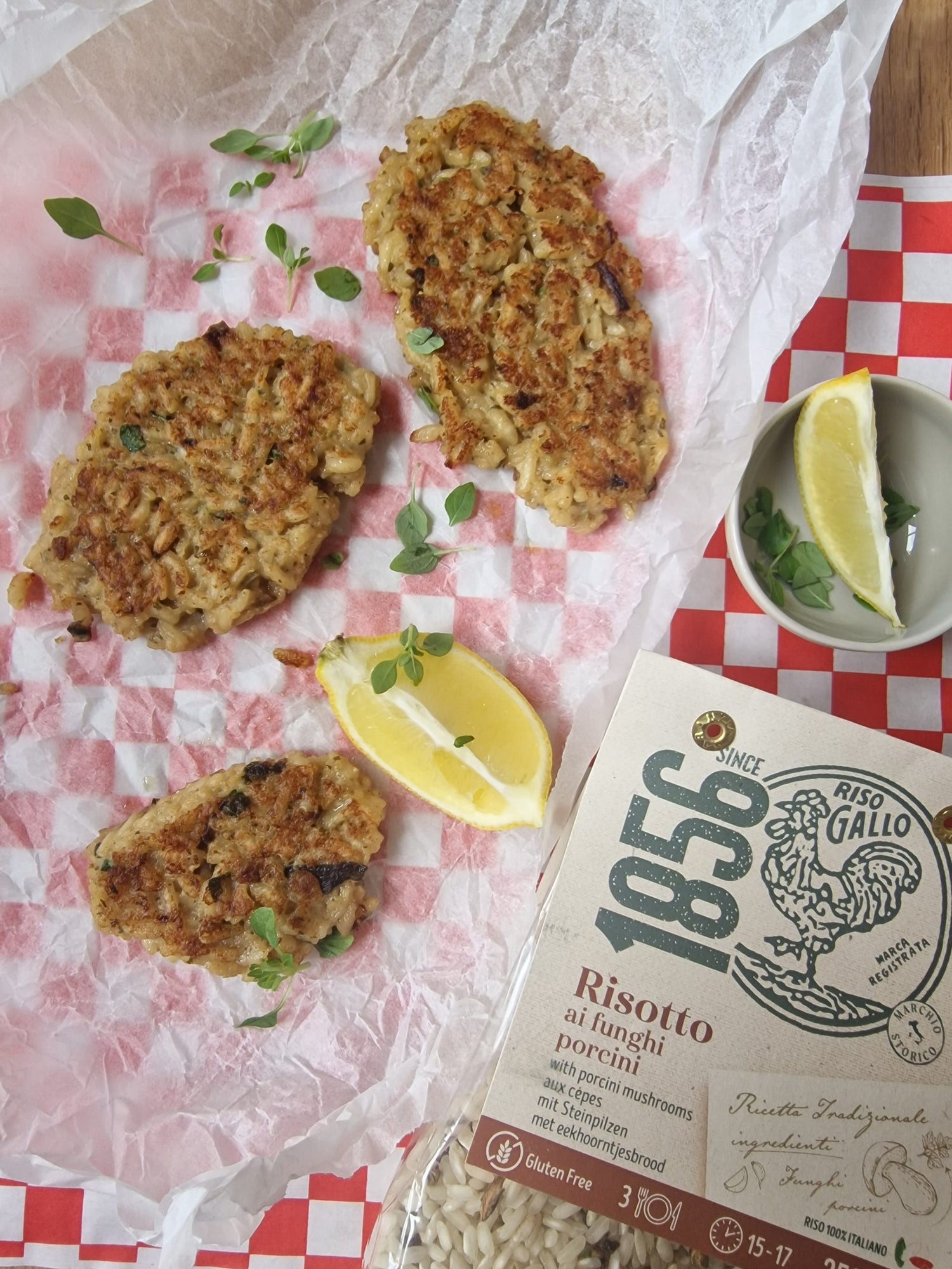1856 PORCINI RISOTTO – PORCINI RISOTTO FRITTERS 