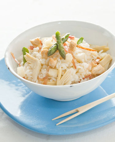 foto ricetta Insalata di riso con pollo e speck 