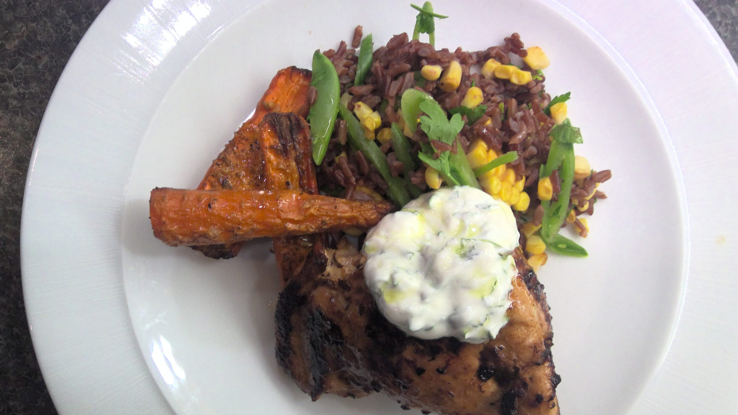 CHIPOTLE SPICED CHICKEN THIGHS WITH RED RICE 