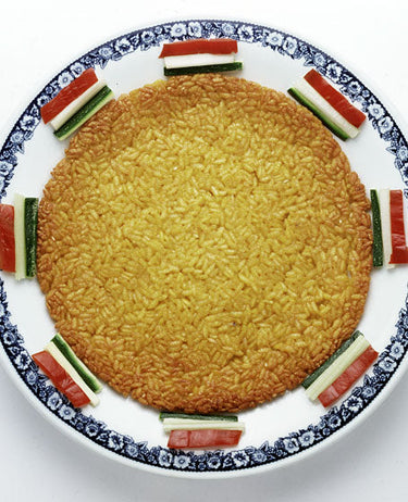 foto ricetta Risotto alla milanese 'al salto' 
