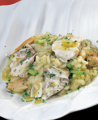 foto ricetta Riso di vongole e Kokotxas 