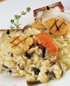 foto ricetta Riso con funghi e capesante alla griglia 