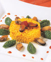 foto ricetta Risotto giallo con cozze e fave 