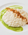 foto ricetta Risotto alla burrata, lattuga e polvere di sarde di Montisola 