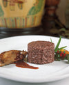 RED WINE RISOTTO WITH PARTRIDGE BREAST 