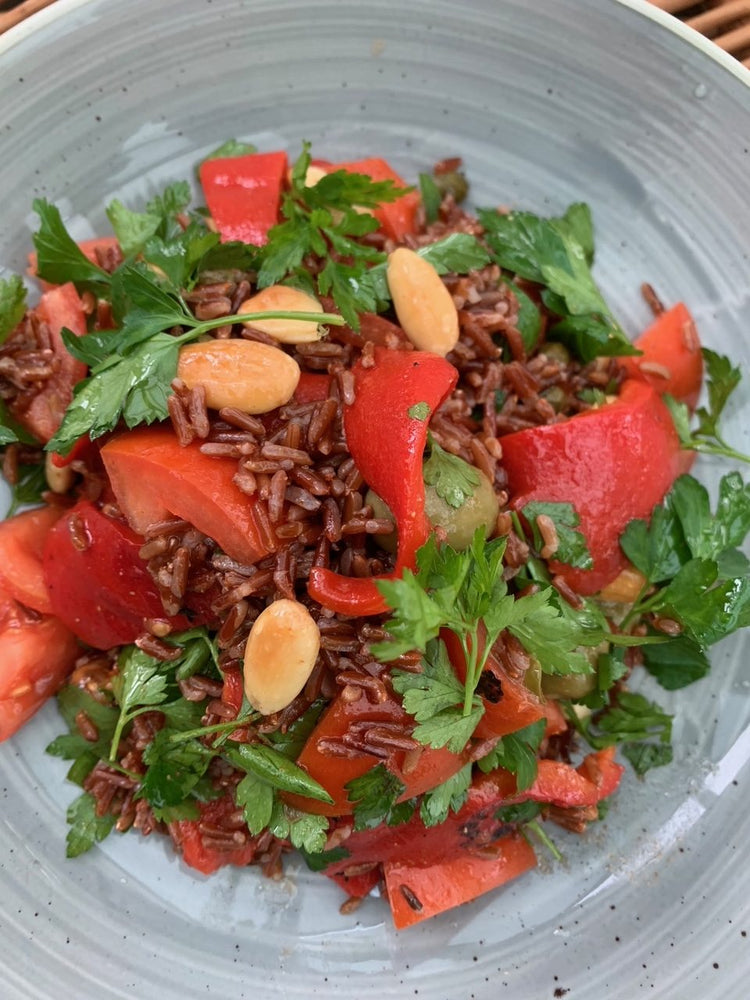 CATALAN ROMESCO RED RICE SALAD 