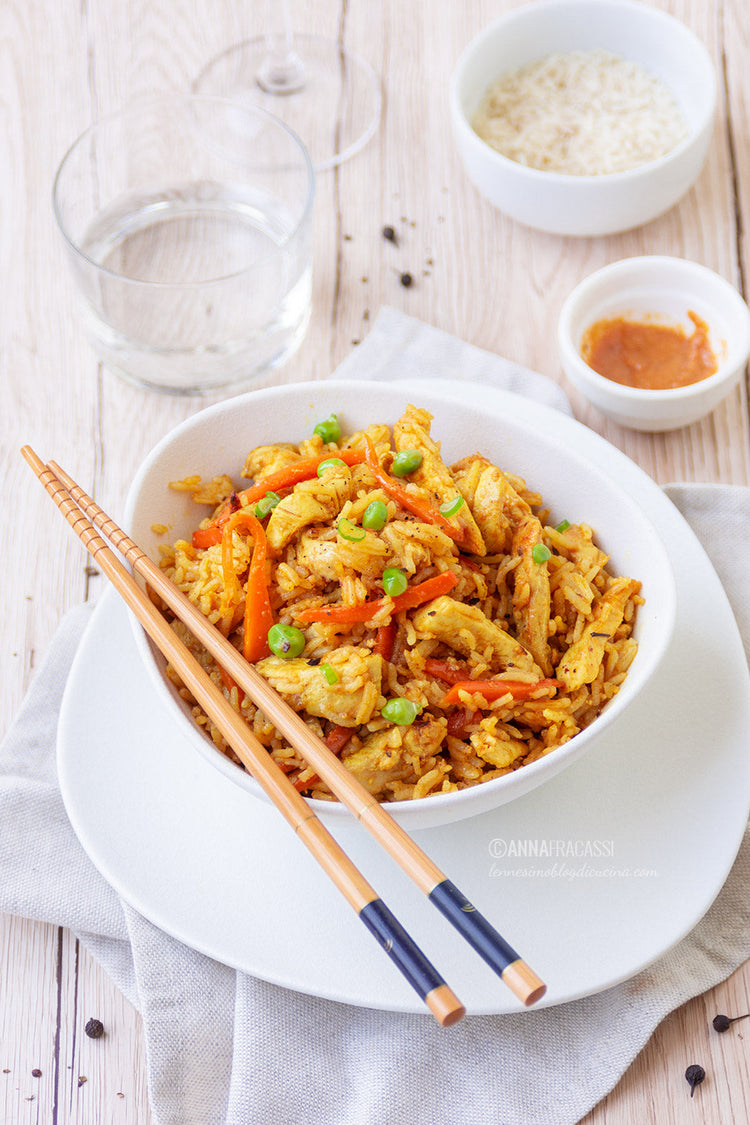 foto ricetta NASI GORENG CON RISO BASMATI 