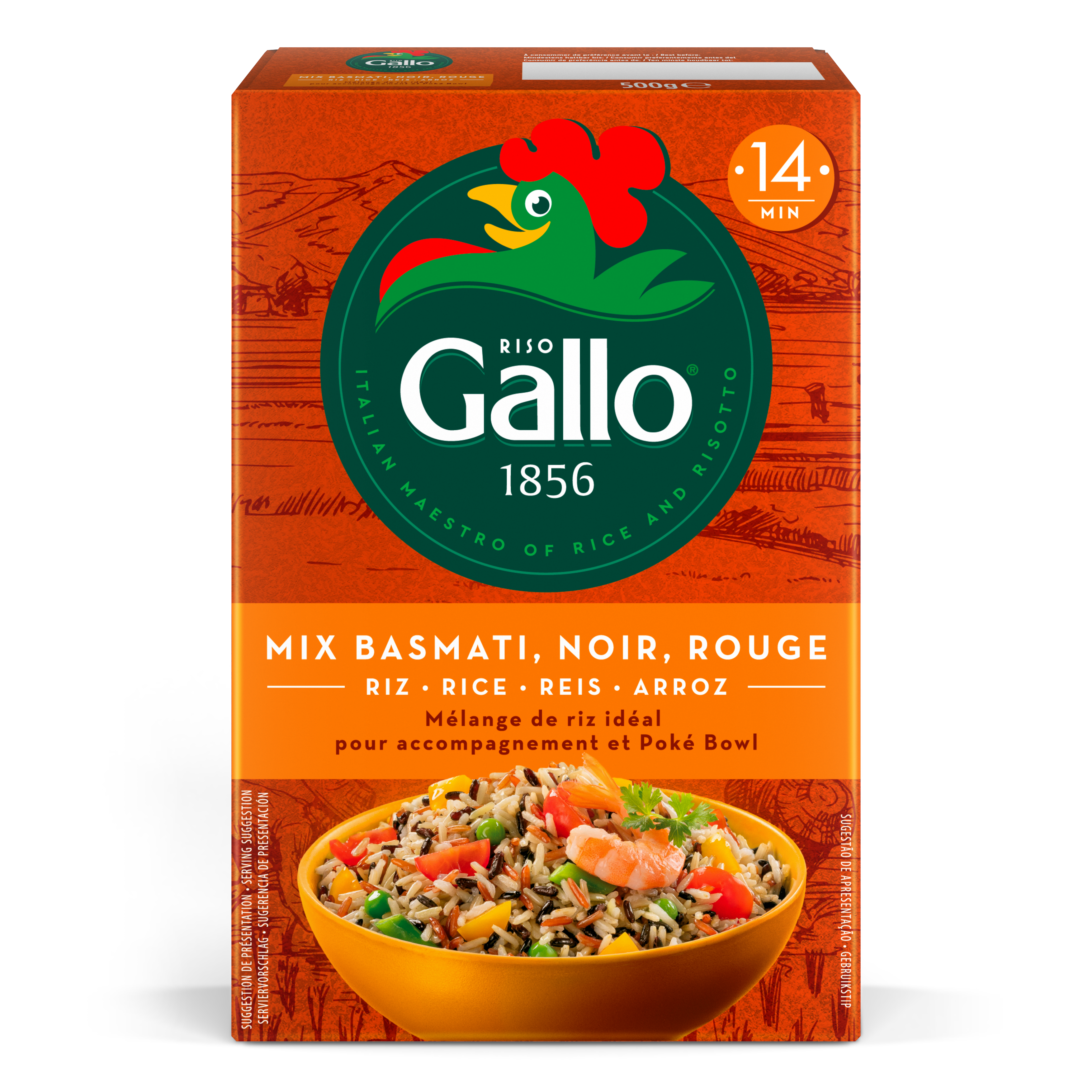 RIZ MIX BASMATI, NOIR, ROUGE 