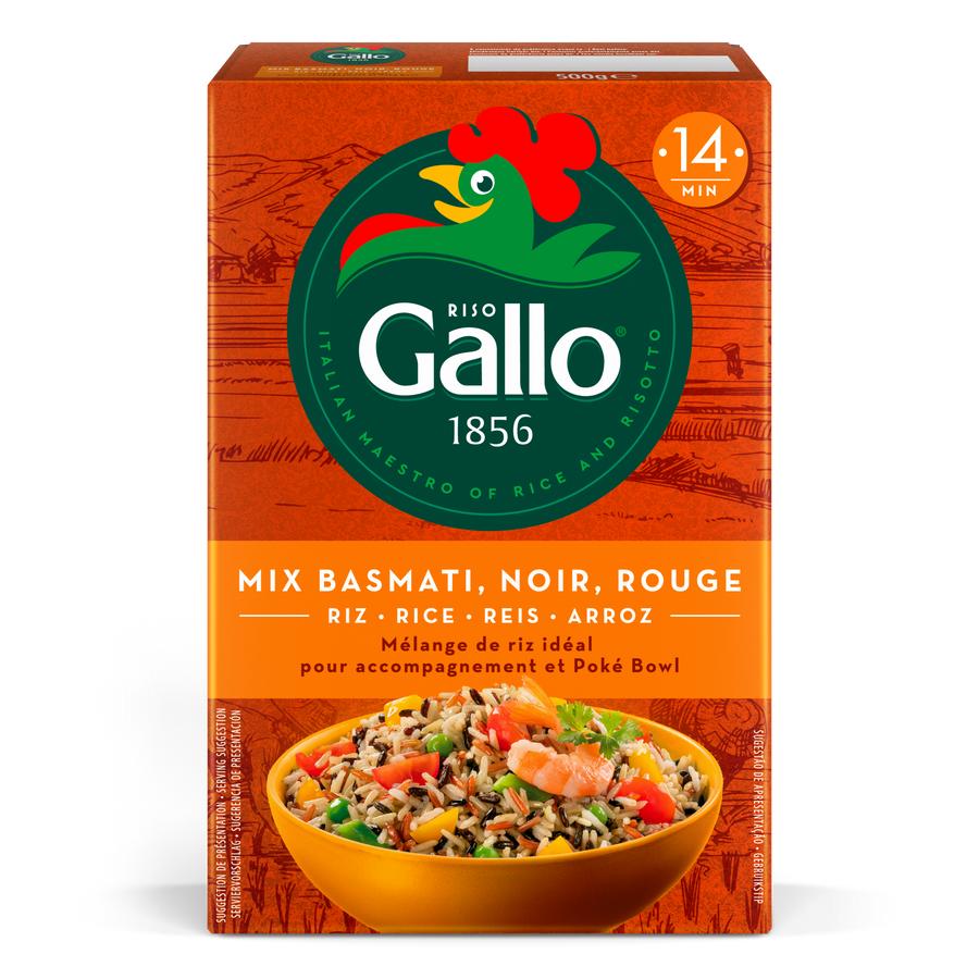 RIZ MIX BASMATI, NOIR, ROUGE  Video1