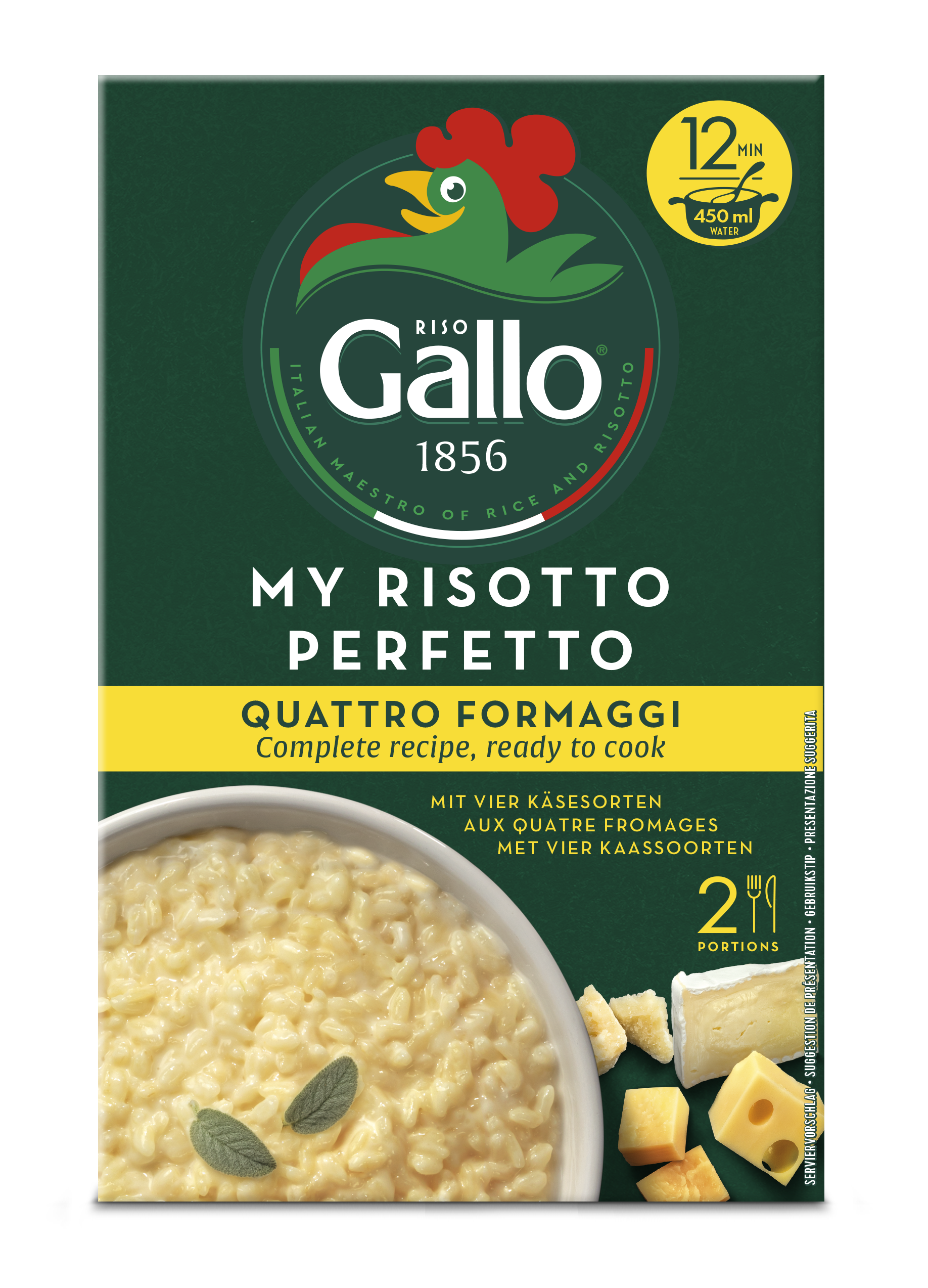 MY RISOTTO PERFETTO QUATRE FROMAGES 