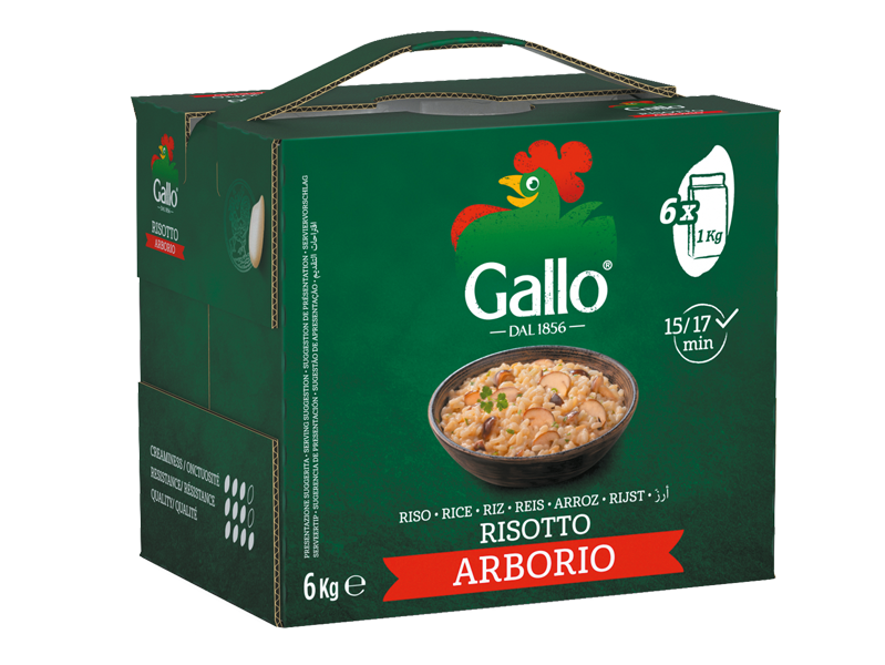 risotto arborio 6 kg gallo  Video1